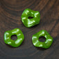[KM5850]- 13mm Pearlescent Wavy Spacers, Acrylic Pearl Color Wavy Spacers Beads