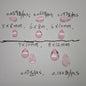 1000 Pieces/Bag Water Drop Shaped Petal Charms, Flat Bottom Resin Diamonds, 5 Sizes Choose [KM7010],[KM7011],[KM7012],[KM7013],[KM7014]