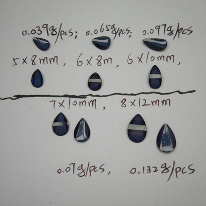 1000 Pieces/Bag Water Drop Shaped Petal Charms, Flat Bottom Resin Diamonds, 5 Sizes Choose [KM7010],[KM7011],[KM7012],[KM7013],[KM7014]