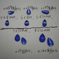 1000 Pieces/Bag Water Drop Shaped Petal Charms, Flat Bottom Resin Diamonds, 5 Sizes Choose [KM7010],[KM7011],[KM7012],[KM7013],[KM7014]