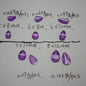 1000 Pieces/Bag Water Drop Shaped Petal Charms, Flat Bottom Resin Diamonds, 5 Sizes Choose [KM7010],[KM7011],[KM7012],[KM7013],[KM7014]