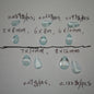 1000 Pieces/Bag Water Drop Shaped Petal Charms, Flat Bottom Resin Diamonds, 5 Sizes Choose [KM7010],[KM7011],[KM7012],[KM7013],[KM7014]