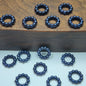 [KM6948]- 8mm Acrylic Pearl Circle Spacers Rings, Use for DIY Fancy Beads