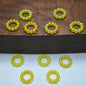 [KM6948]- 8mm Acrylic Pearl Circle Spacers Rings, Use for DIY Fancy Beads