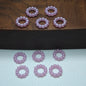 [KM6948]- 8mm Acrylic Pearl Circle Spacers Rings, Use for DIY Fancy Beads