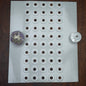 [KM6969]- 10mm Round, With Middle Hole:4mm, 50 Pieces/Sheet, 1cm Round Double Sided Tapes, Pre-Cut Circular Ring Circles Nano Sticker Tapes