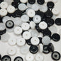[KM7004]- 13mm Clear Round Plate Stand Based Beads, with Pen Toppers Hole, Middle Hole Size For Beadable Pens Rod, Beads Thickness 4.5mm