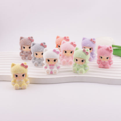 FS6027- Molly Flocked Resin Beads