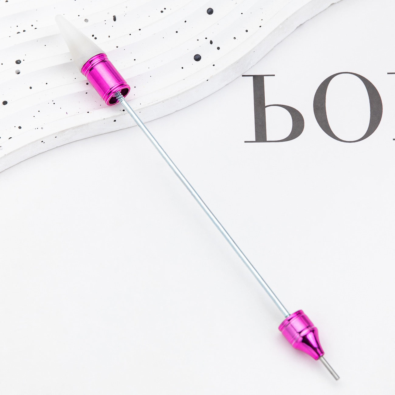 Beadable Double-headed Drill Pen Nail Tools