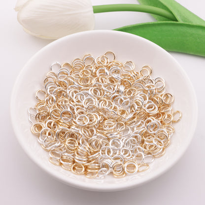 FS6084- 7mm Closed Jump Rings Closed And Open Loops