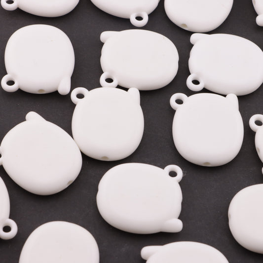 FS6087- 25*29mm Phone Based Beads, Phone Beads Base Beads With Hanging Holes