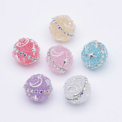 FS5269- 18mm Star And Moon Sugar Beads