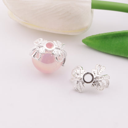 FS6090- Double Bowknot Metal Spacer Beads