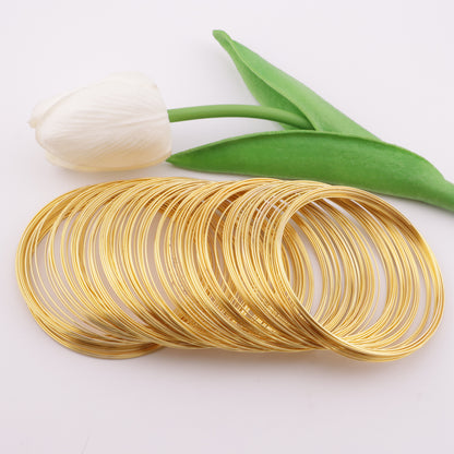 FS6105- 6cm Memory Steel Ring (Uncut, About 125 Rings Per 100g)