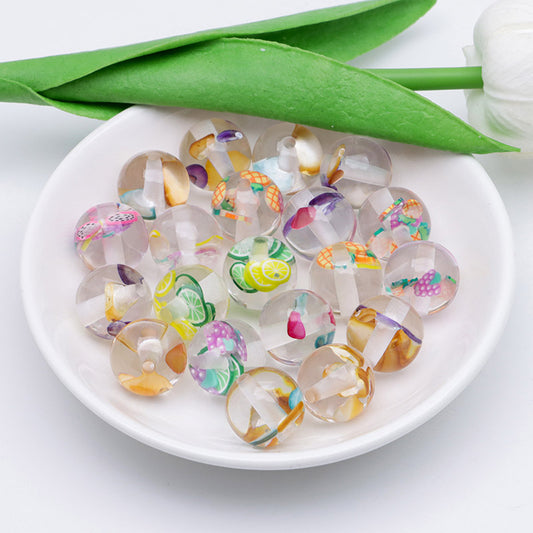 FS0991- 16Mm Fruit Beads Mixed Pack