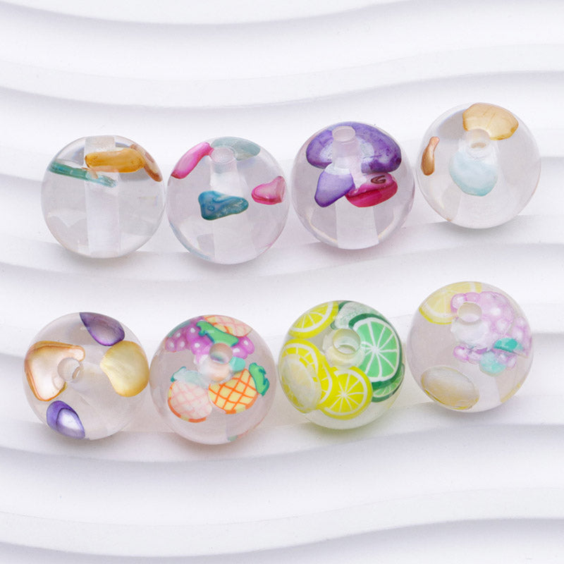 FS0991- 16Mm Fruit Beads Mixed Pack