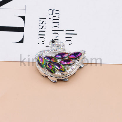 FS1622-Swan Diamond Alloy Beads Fit For Beadable Pens