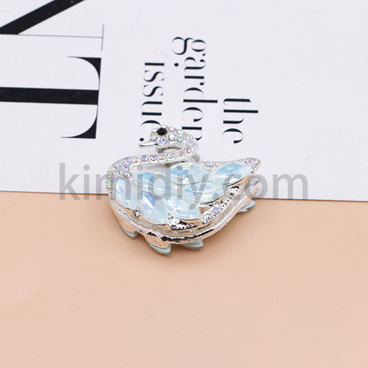 FS1622-Swan Diamond Alloy Beads Fit For Beadable Pens