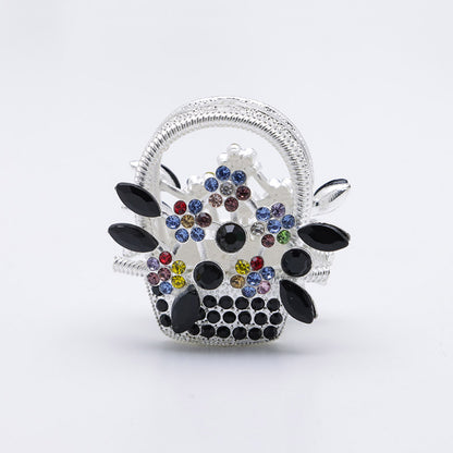 FS4952- Flower Basket Alloy Beads