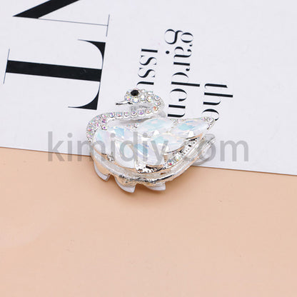 FS1622-Swan Diamond Alloy Beads Fit For Beadable Pens