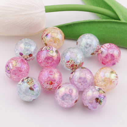 FS6121- 16mm Strawberry Girl Acrylic Beads