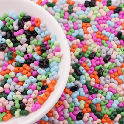 FS6038- 3×6Mm Glass Peanut Beads
