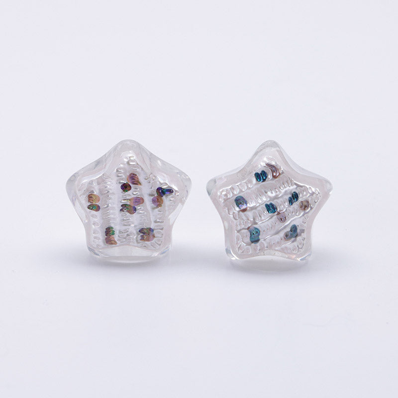 FS3692- 20mm Hand-Painted Oil Painting Bead Five-Pointed Stars