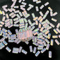 [KM0014]- 3mm*7mm Rectangle Mocha Crystal Diamond Nail Charms, For Making Fancy Bead Or Fancy Pen