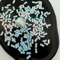[KM0014]- 3mm*7mm Rectangle Mocha Crystal Diamond Nail Charms, For Making Fancy Bead Or Fancy Pen