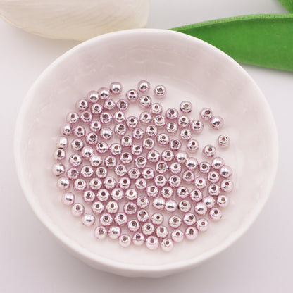 FS6125- 3.5mm Glass Beads Color-Plated High-Brightness Glass Beads (About 105-115 PCS/Strand)