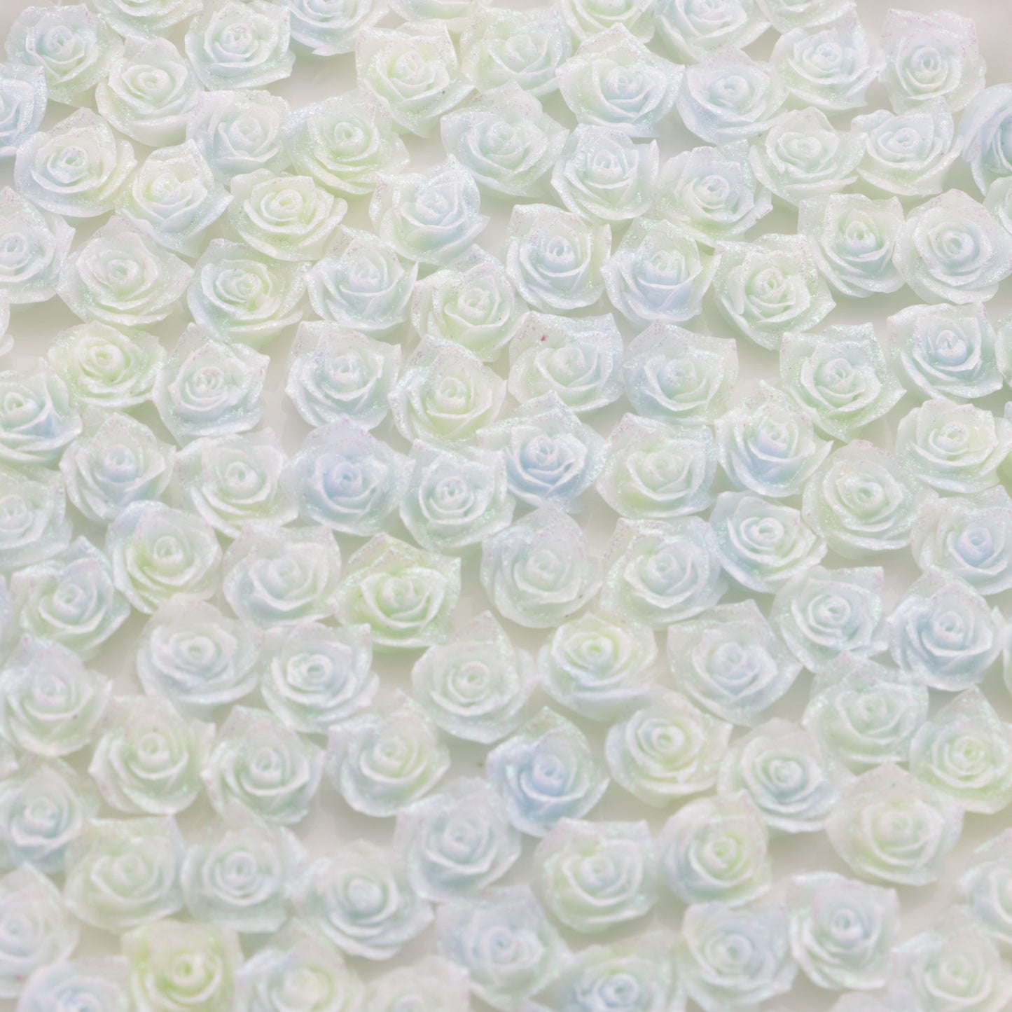 FS6140- 9mm Luminous Soft Flower Charms Night - Glow Soft Flower Patches