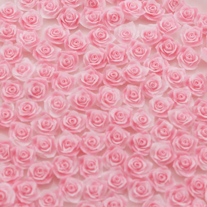FS6140- 9mm Luminous Soft Flower Charms Night - Glow Soft Flower Patches