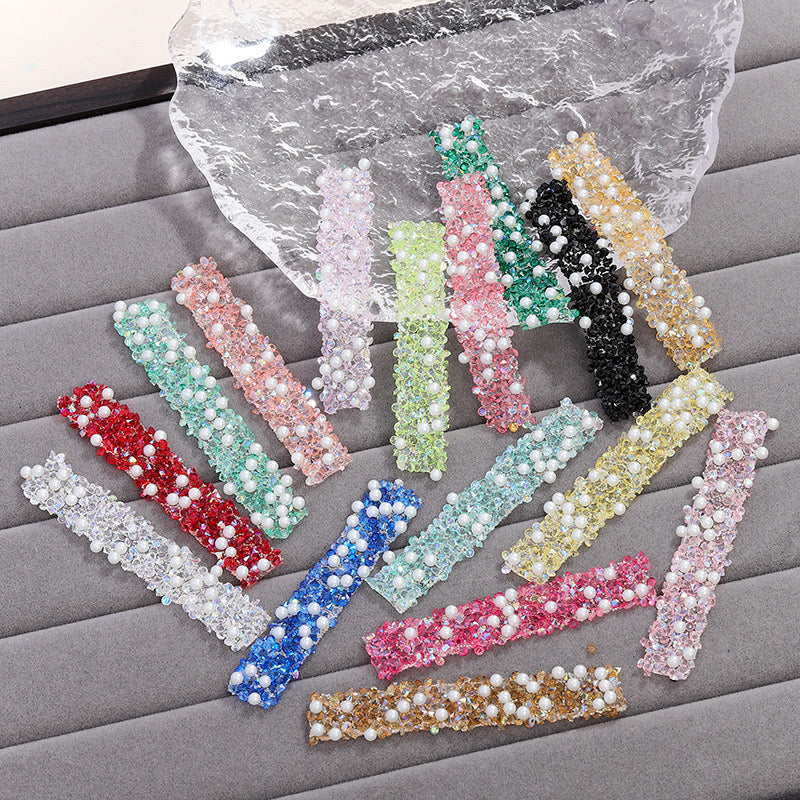 FS1515- Width 1.5cm Pearl Dianond Tape For Making Fancy Bead