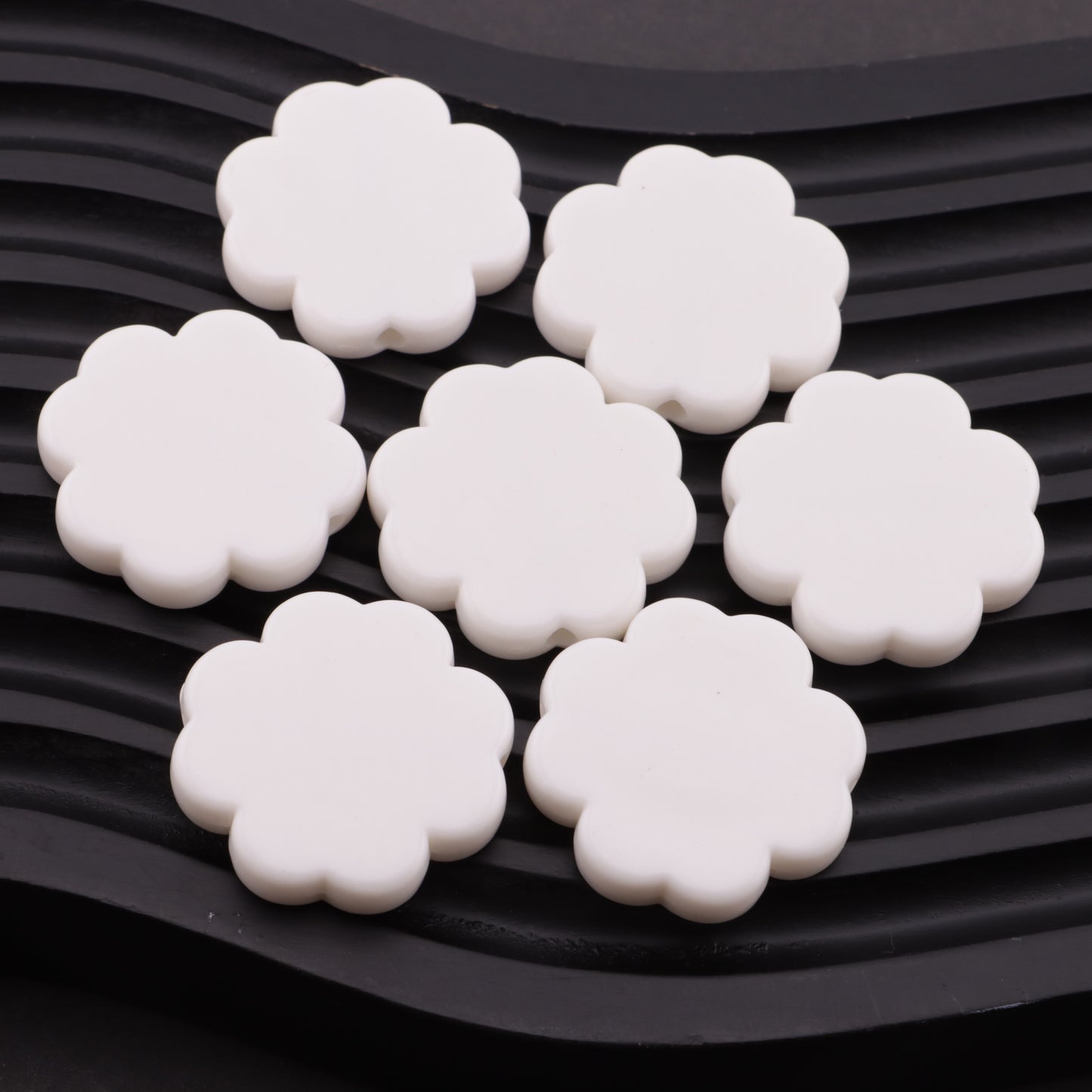 FS6150- 30*30Mm 8 Petal Flower Based Beads Eight-Petal Flower Base Beads