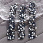 [KM1515]- 1.2cm Width, 5 Meters/Roll, Pearl Diamonds Tapes 15mm, For Making Fancy Beads