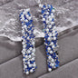 [KM1515]- 1.2cm Width, 5 Meters/Roll, Pearl Diamonds Tapes 15mm, For Making Fancy Beads