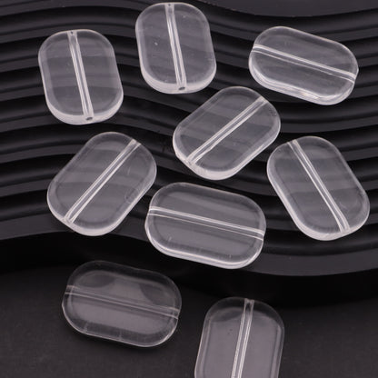 FS6148- 24*35mm Clear Rounded Rectangular Plate Based Beads Transparent Rounded Rectangular Base Beads