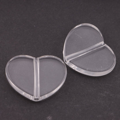 FS6151- 25*31Mm Heart Plate Based Beads, Heart-Shaped Round Plate Bottom Beads