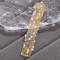 [KM1515]- 1.2cm Width, 5 Meters/Roll, Pearl Diamonds Tapes 15mm, For Making Fancy Beads
