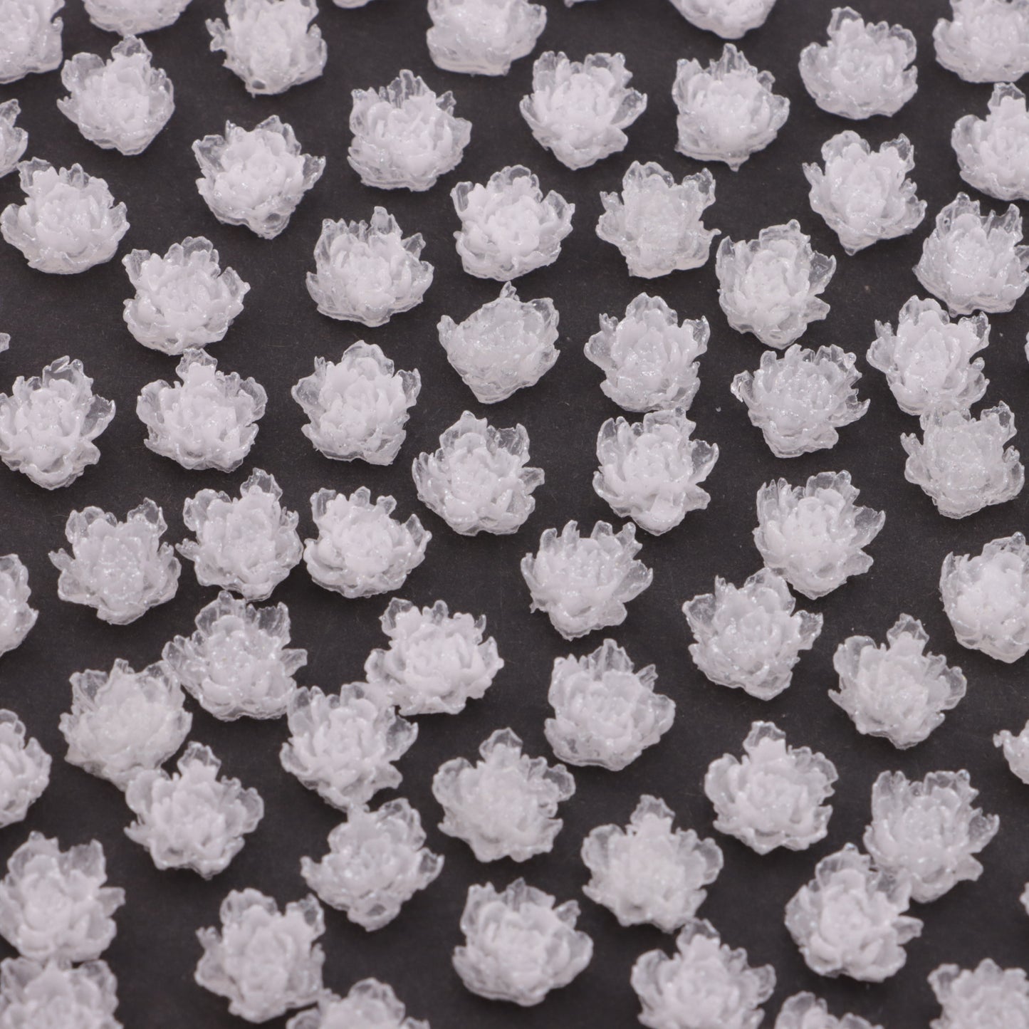 FS6143- 10mm Luminous Soft Flower Charms Night - Glow Soft Flower Patches