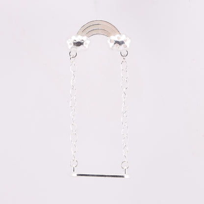 FS6154- Metal Rainbows And Plate Beads Set With Holes