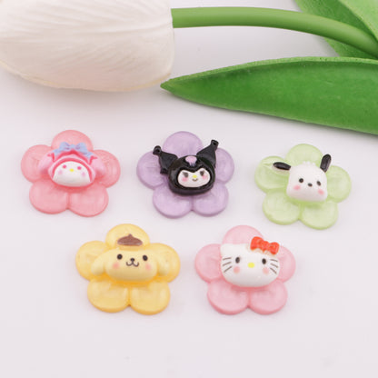 FS4222- Sanrio Flower Charms - Sanrio Flower Stickers