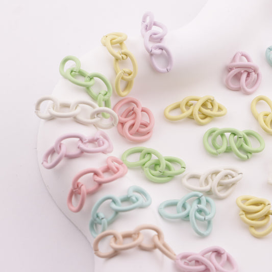FS6178- 6.5×28mm 4 Section Chain Light-Colored Mixed-Color 4-Section Chain