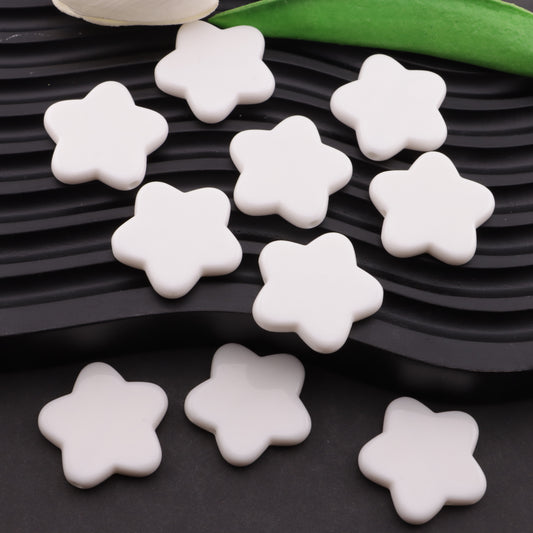 FS6183- 30mm Star Based Beads With Rounded Corners