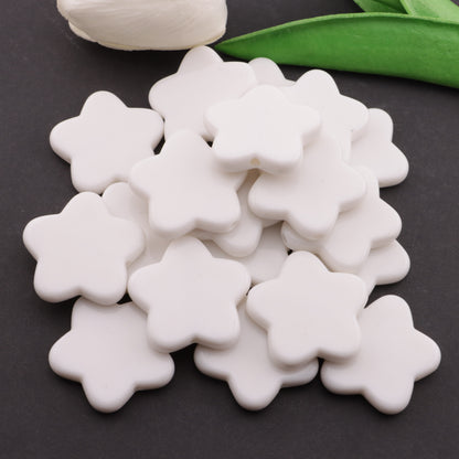 FS6183- 30mm Star Based Beads With Rounded Corners