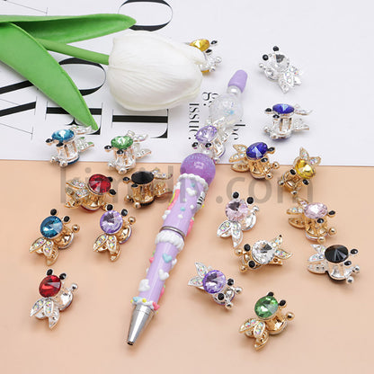 FS4837-Koi Alloy Diamond Beads Fit For Beadable Pens