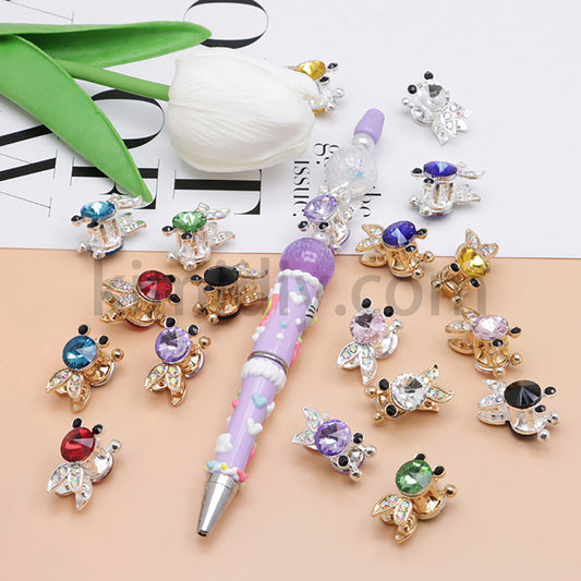 FS4837-Koi Alloy Diamond Beads Fit For Beadable Pens