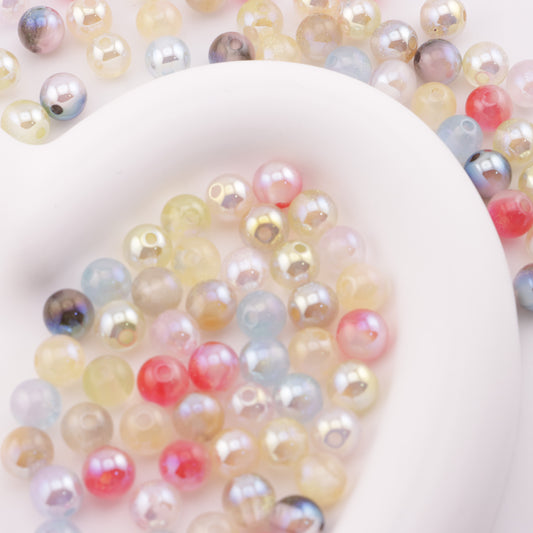 FS6185- 8mm Uv Color Changing Beads Fine Glitter Changing Beads Fit For Pen