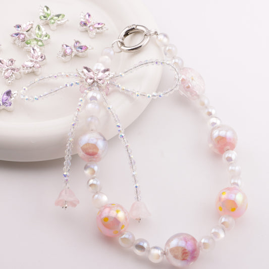 FS5225- 12*22mm Butterfly 4 Hole Metal Beads Fit For Pen