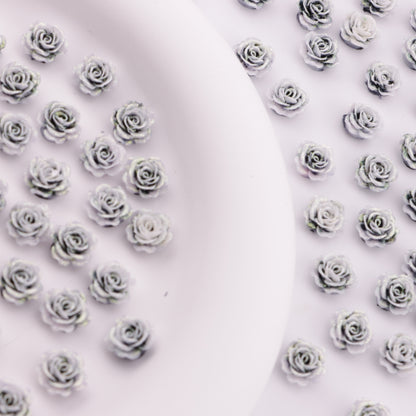 FS6215- 10mm Luminous Soft Flower Charms Night - Glow Soft Flower Patches